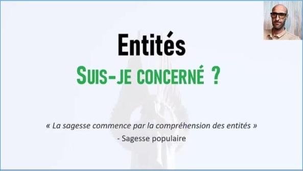 Conférence - entités