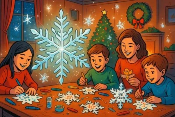 Le-Flocon-de-Noël,-Symbole-de-Pureté-et-de-Renouveau