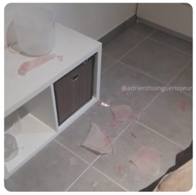 Bol quartz rose explose